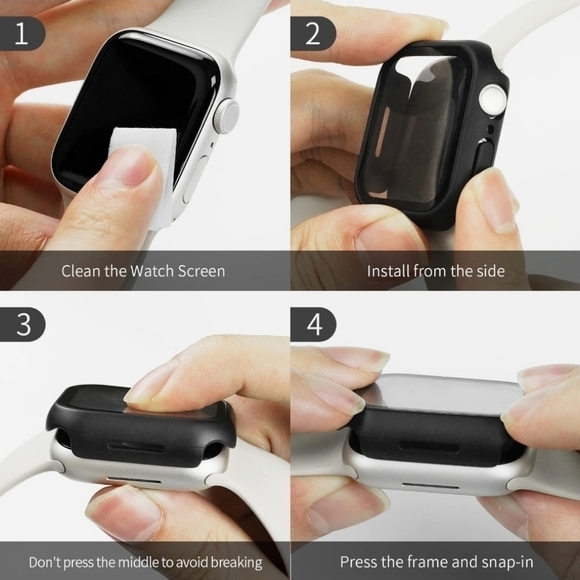 Apple Watch Screen Protector 40mm 41mm 43mm 45mm iwatch case - Picture 8 of 8